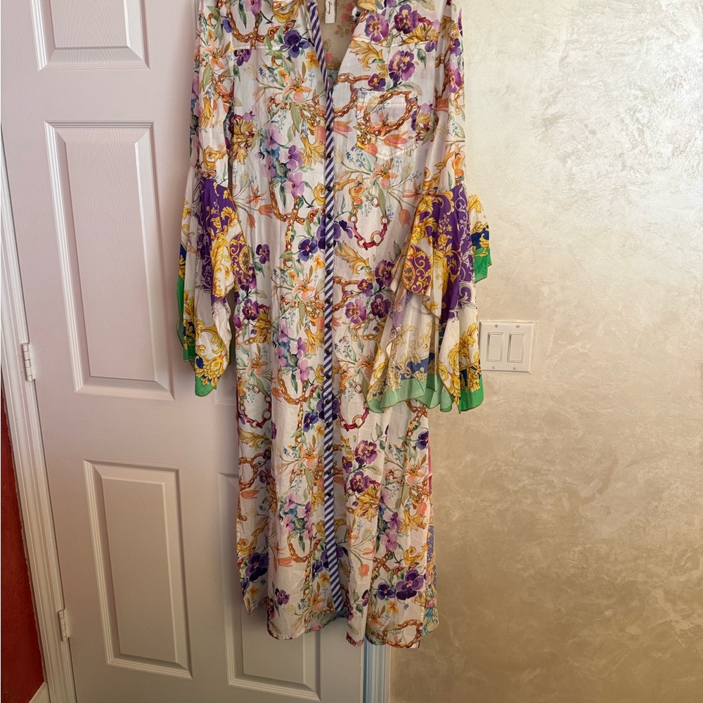Aratta Floral Multicolor Women's Dress size L - Picture 2 of 4